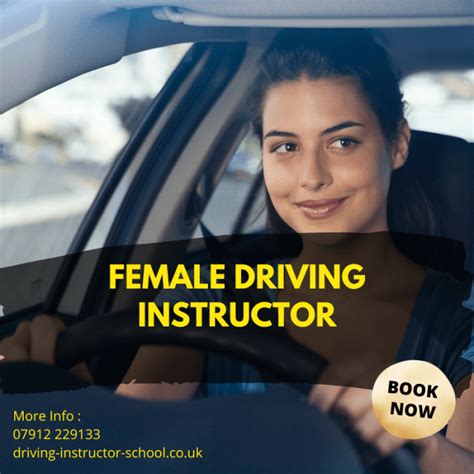 female driving instructor automatic driving instructor