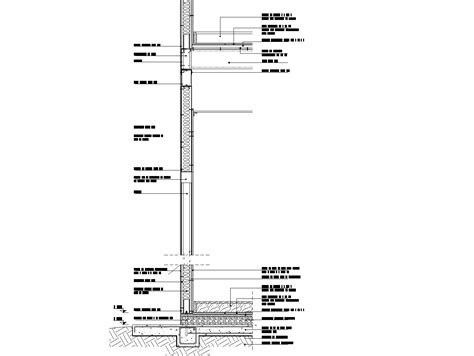 Section Steel Framing Drywall Plan Detail Dwg File Cadbull