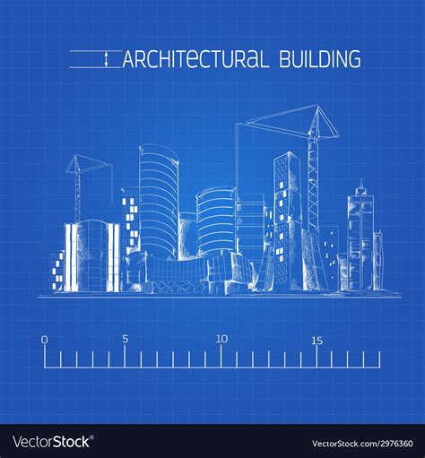 Architecture Blueprints Skyscraper