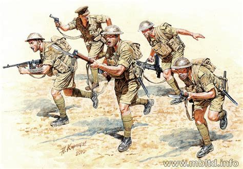 British Infantry In Action North Africa 1941 1943 Desert Battles