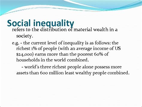 Social Stratification And Social Inequality Social
