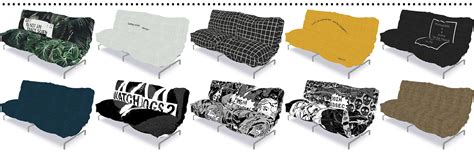 Sims 4 Ccs The Best Fluffy Loft Sofa Set By Novvvas
