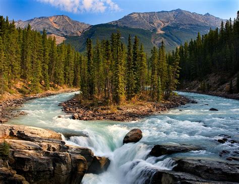 Sunwapta Falls Photograph By Rick Mousseau Photography Fine Art America