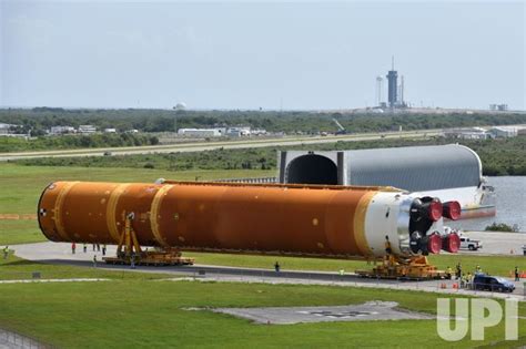 Photo Nasas First Sls Rocket Is Transported To The Vab At The Kennedy