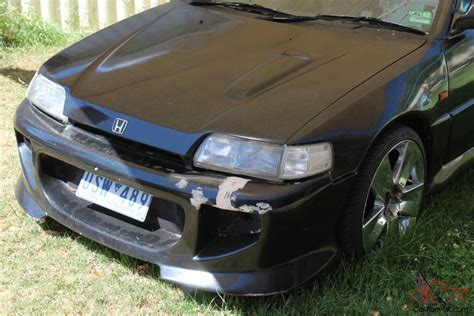 It's got very bold lines that work well with body kits and even quad exhaust systems. Honda CRX 89 CAR NOT CIVIC OR Toyota Corolla NOT Drift Turbo Hatchback Project