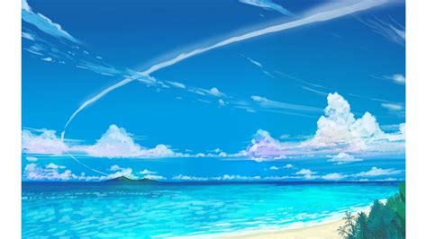 Anime Summer Beautiful Landscape Wallpapers Wallpaper Cave