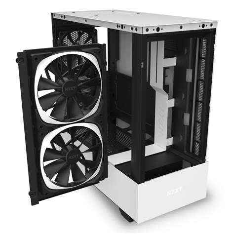 NZXT H Elite Compact ATX Mid Tower Tempered Glass Black CA H E W Novatech