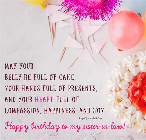 Happy Birthday Wishes For Sister In Law Birthday Messages And Quotes