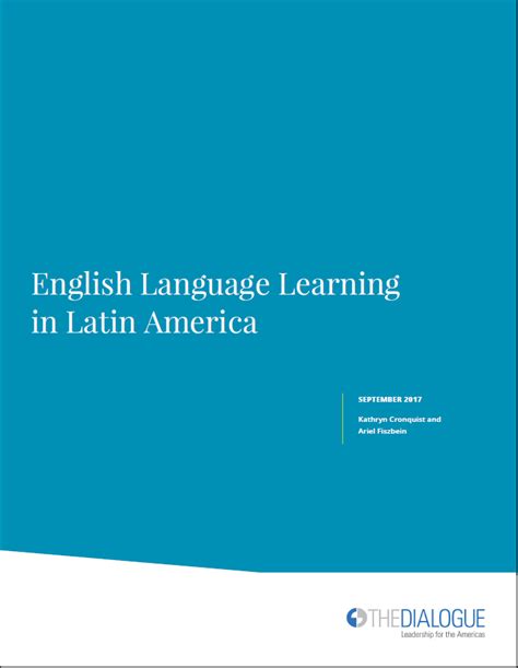 English Language Learning In Latin America