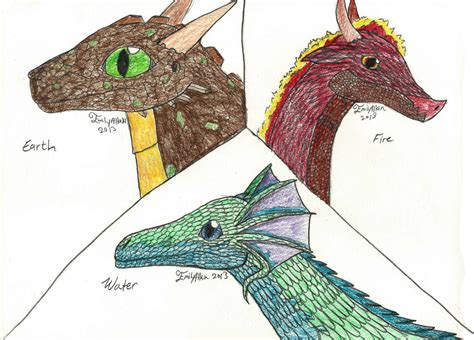 3 Types Of Dragons By Aryncoryn On Deviantart