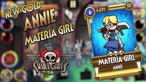 Fighter Reveal Annie Materia Girl Skullgirls Mobile Youtube