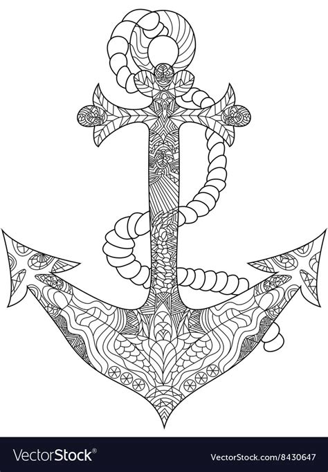 Anchor Coloring Page Coloringdrawing Net In Coloring Pages My Xxx Hot