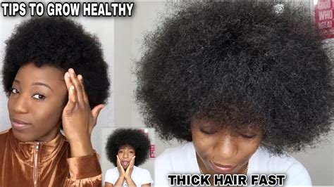 How To Grow Healthy Thick Natural Hair Long And Fast These Tips Really