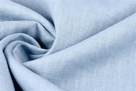 Washed Linen Baby Blue Yes Fabrics