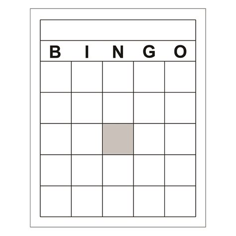 Blank Bingo Cards Board And Card Games Online Teacher Supply Source