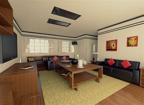 3d Interior Scenes File 3dsmax Model Living Room 170