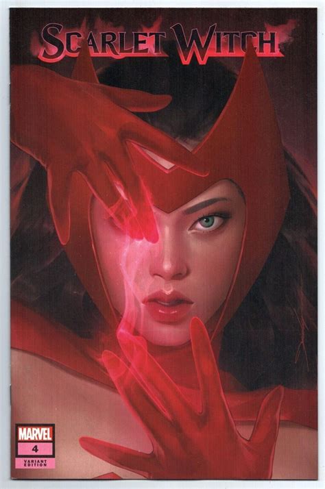 Scarlet Witch 4 CA Jeehyung LEE VAR Marvel 2023 Eb45 Comic Books