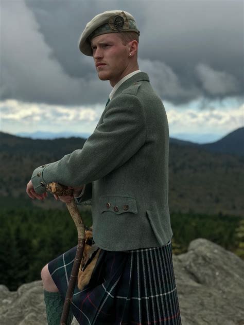 Surveying The Highlands Scottish Fashion Scottish Clothing Men In