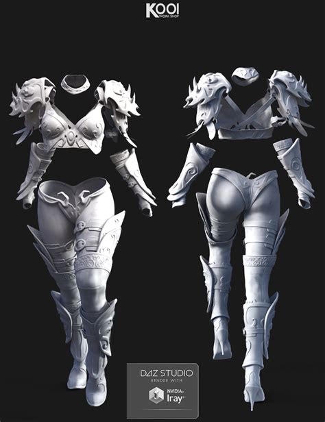 Elf Armor Outfit For Genesis 3 Females Daz 3d