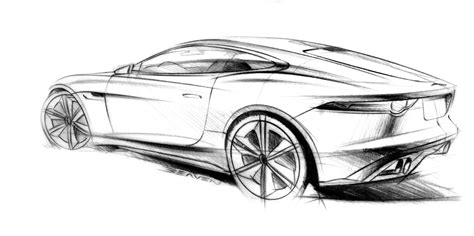 2011 Jaguar C X16 Concept Supercar Supercars Drawing Sketch