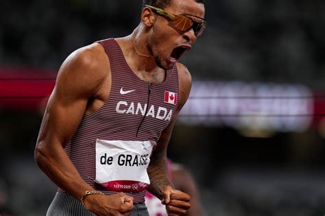 Andre De Grasse Wins Olympic 200 Lives Up To The Promise Of Rio Daily News