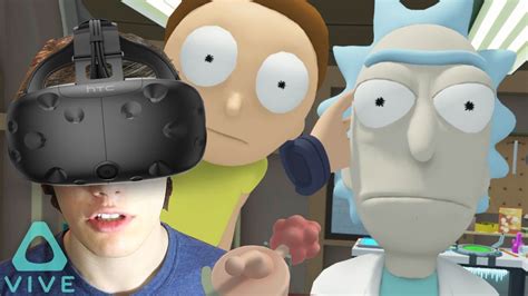 Rick And Morty Virtual Reality Htc Vive Total Rick Ality Youtube