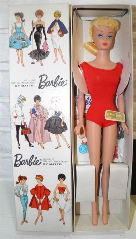 blonde barbie doll in original box 1962 barbie box play barbie doll play mattel barbie