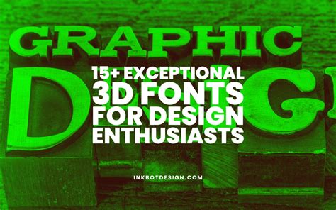 15 Exceptional 3d Fonts For Design Enthusiasts Ux Design News Hubb