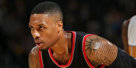 During a recent interview with gq sports, lillard broke down all of his tattoos, including how he would never get his chest tattoo again simply. The Meanings Behind The 12 Coolest Tattoos In The NBA | Damian lillard, Face tattoos, Nba players