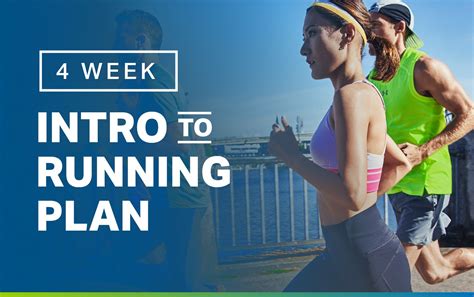 4 Week Intro To Running Plan Running Plan Running Workouts How To