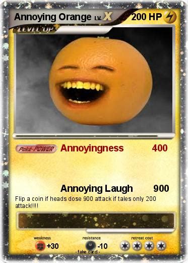 Pokémon Annoying Orange 1341 1341 Annoyingness 400 My Pokemon Card