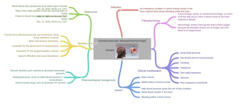 Cerebrovascular Diseasehemorrhagic Stroke Image Coggle Diagram