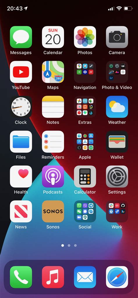 Post Your Ios 14 Home Screen Layout Page 36 Macrumors Forums