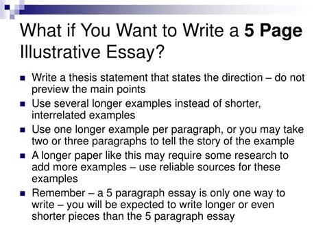 Ppt The Illustrative Essay Exposing The Examples Powerpoint