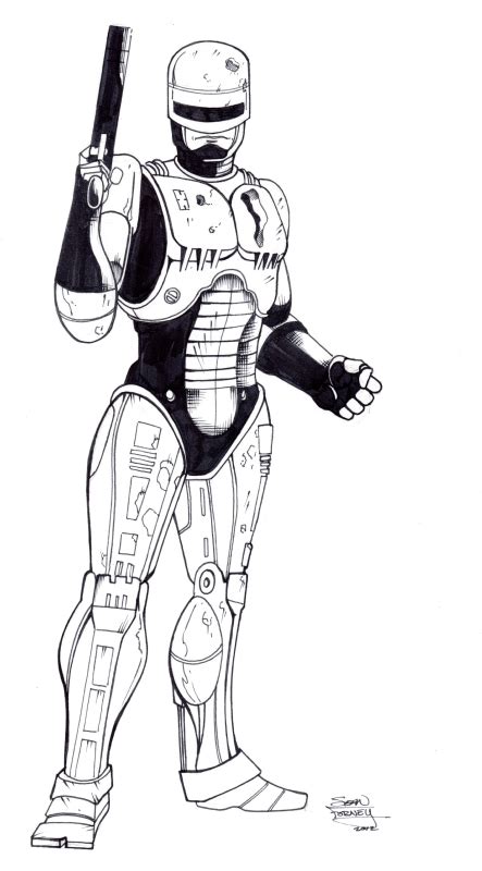 Collection Best Robocop Coloring Pages Free To Print And Download Shill Art