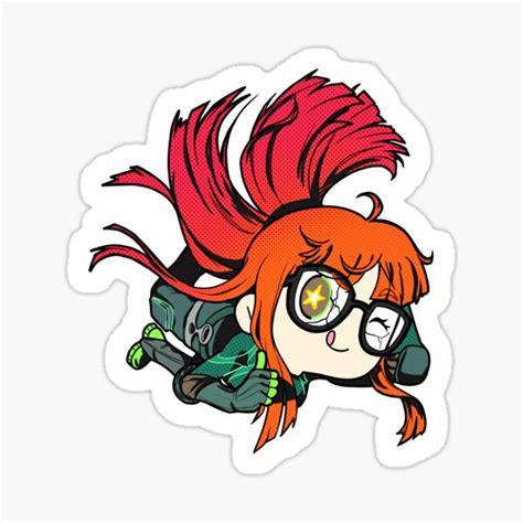 Chibi Futaba All Out Attack Sticker For Sale By Rumbaza Redbubble
