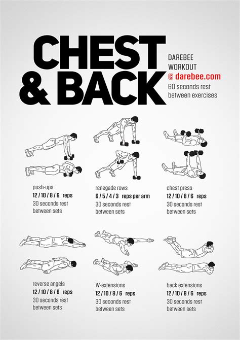 Chest And Back Workout Calisthenics Workout Chest And Back Workout
