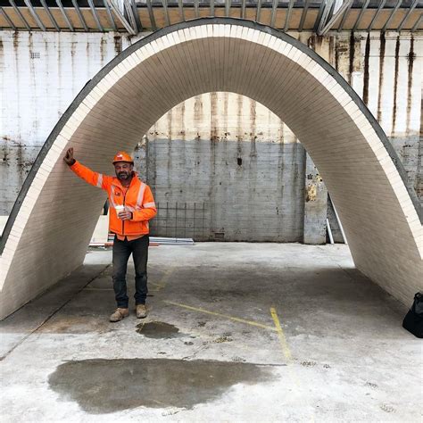 A Brick Catenary Arch Prototype The Perfect Shape For Structural Brick