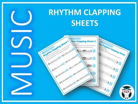 10 Rhythm Clapping Sheets Teaching Resources