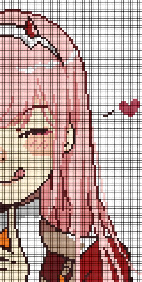 Cute Anime Pixel Art With Grid Pixel Art Grid Gallery Sexiz Pix
