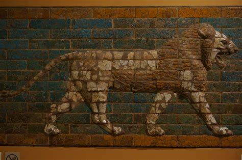 Image Lion From The Walls Of Babylon C 580 Bc