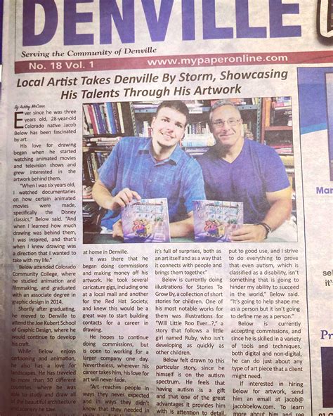 Local Artist Takes Denville By Storm, Showcasing His Talents Through