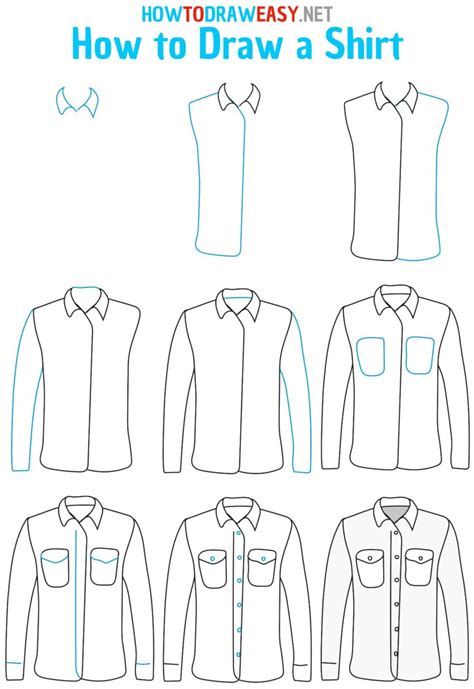 How To Draw A Shirt How To Draw Easy