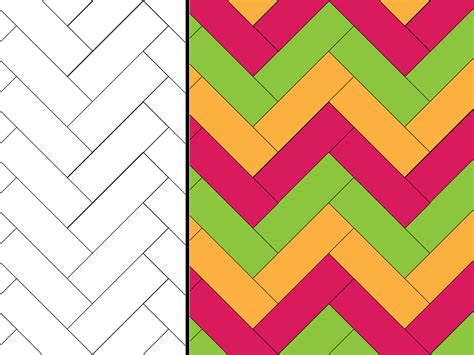 Herringbone Pattern By Sheeba Dhillon On Dribbble