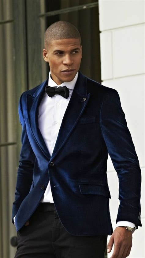 2017 Latest Coat Pant Designs Navy Blue Velvet Men Suit Skinny Blazer