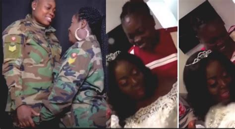 alleged ghana ‘military lesbian couple who just married has been detained and facing court martial