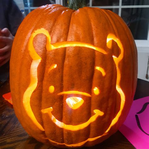 Disney Halloween Pooh Bear Pumpkin Carving Pumpkin Carving Halloween
