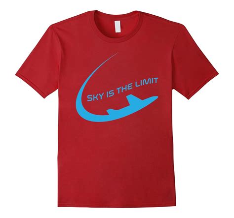 Sky Is The Limit Aviation T Shirt Tee
