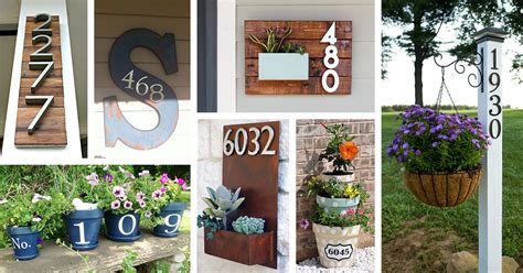 33 Best Creative House Number Ideas And Designs For 2017