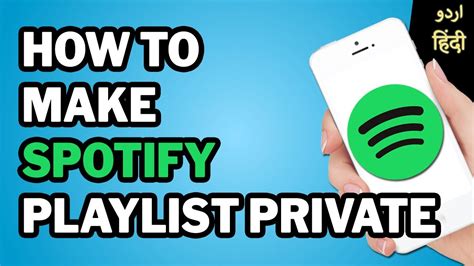 How To Make Spotify Playlist Private Youtube